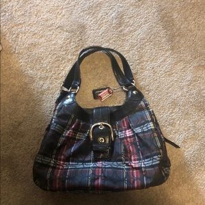 Coach handbag & cosmetic bag